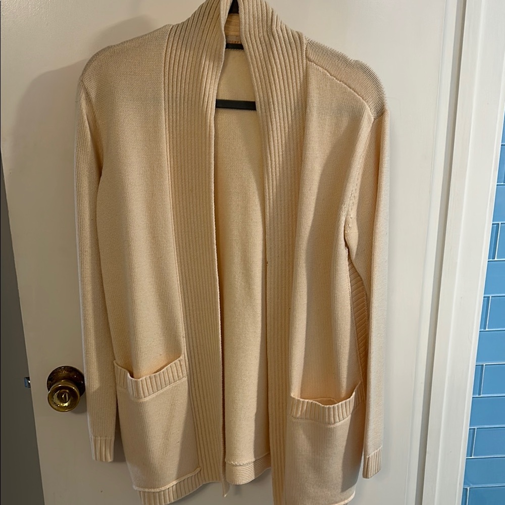 Cream Cardigan Sweater